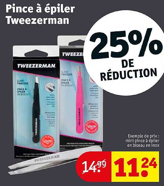 pince à épiler tweezerman