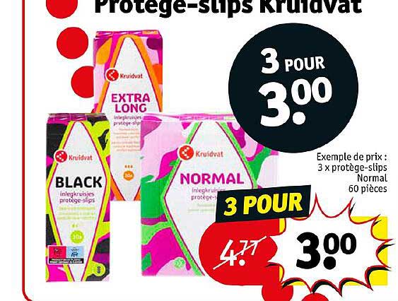protège-slips kruidvat