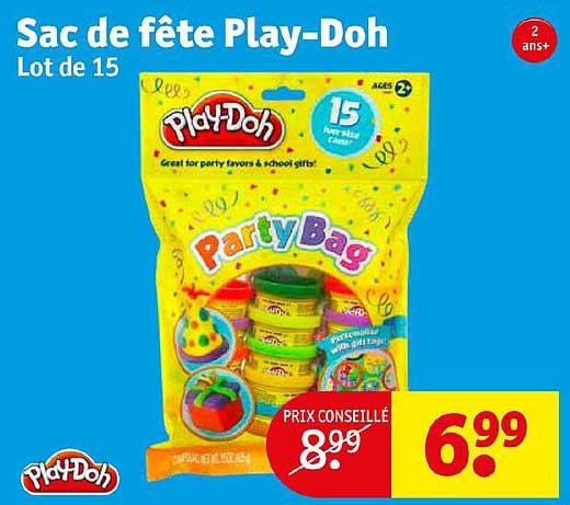 sac de fête play-doh
