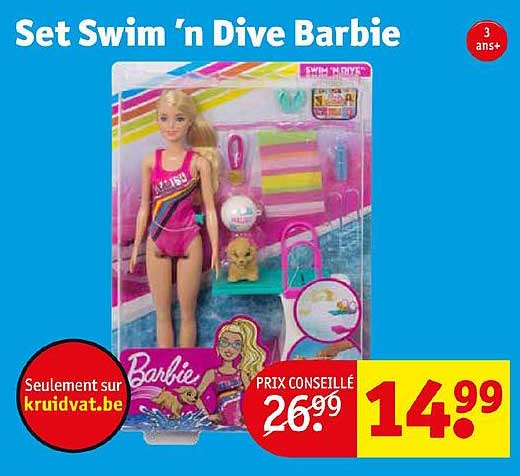 set swim 'n dive barbie