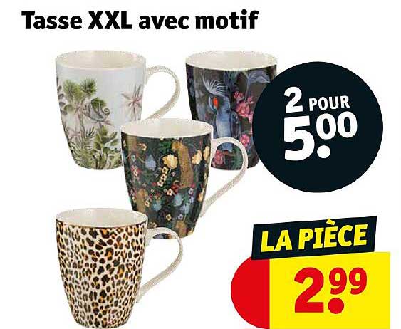 Tasse Xxl Avec Motif