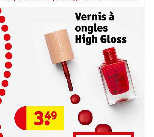 vernis à ongles high gloss