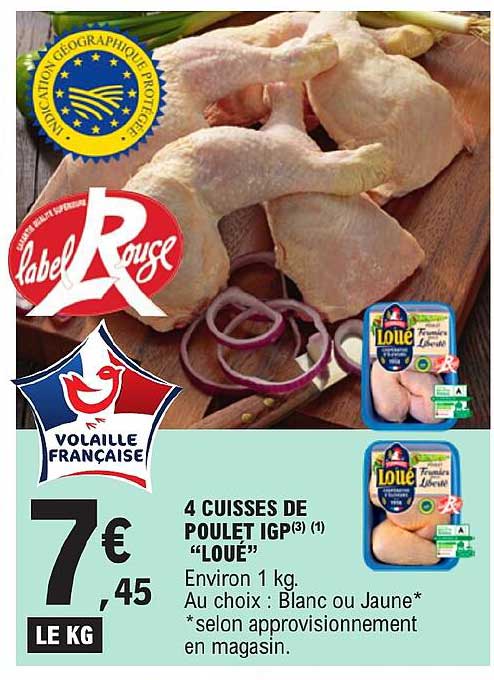 4 Cuisses De Poulet Igp "loué"