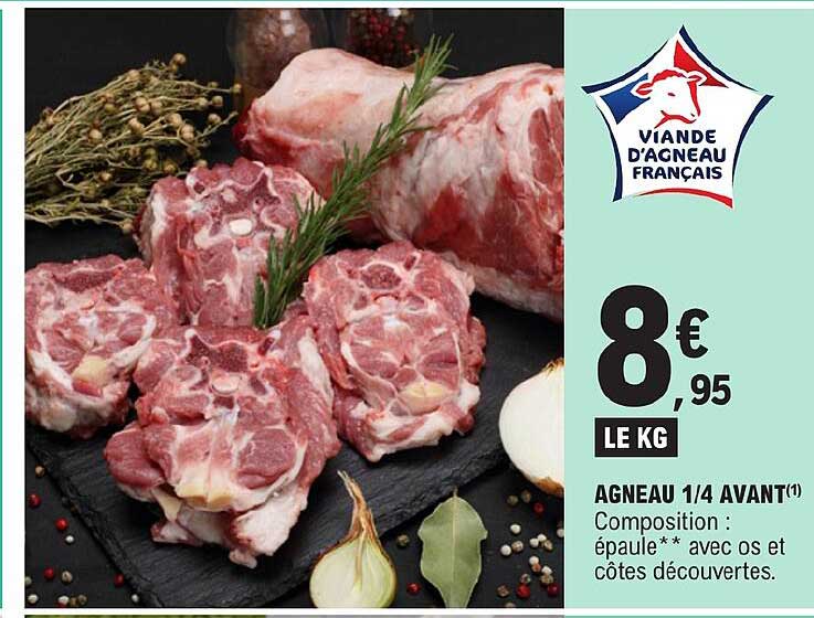 agneau 1/4 avant