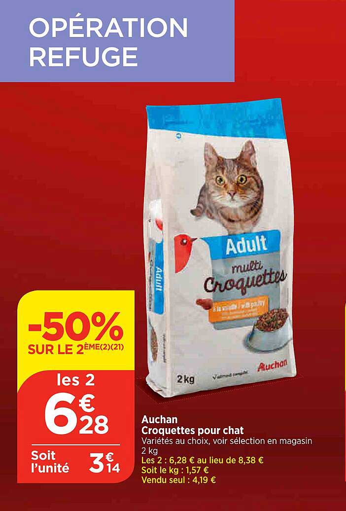 Auchan Croquettes Pour Chat
