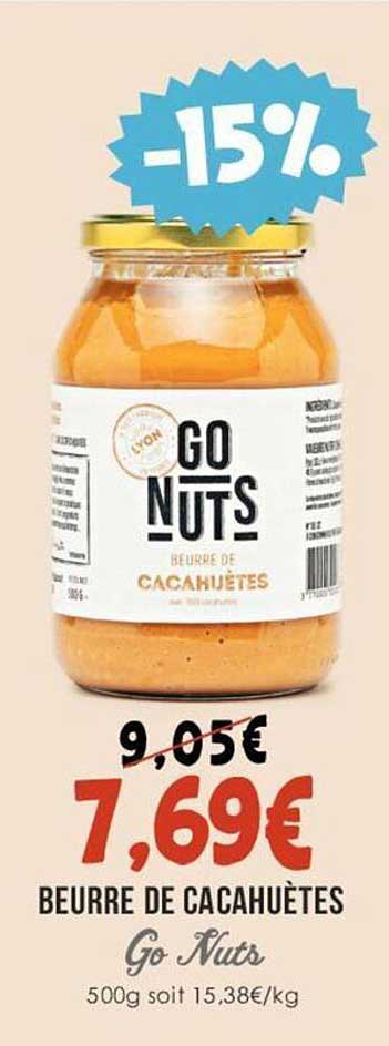 beurre de cacahuètes go nuts