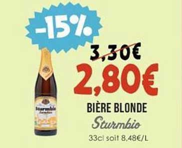 Bière Blonde Sturmbio