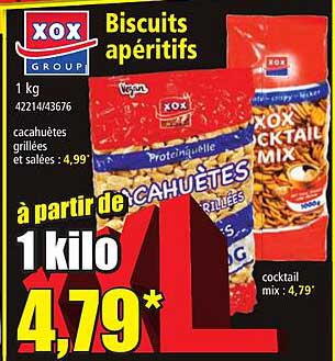 biscuits apéritifs xox group