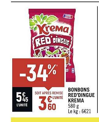 Bonbons Red'dingue Krema