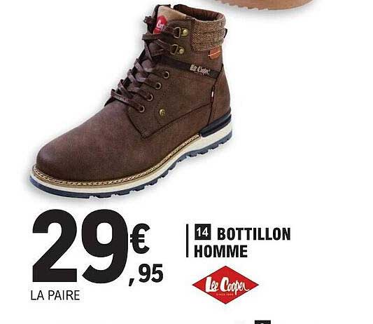 bottillon homme lee cooper
