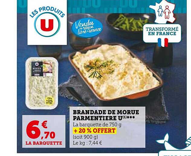 Brandade De Morue Parmentière U