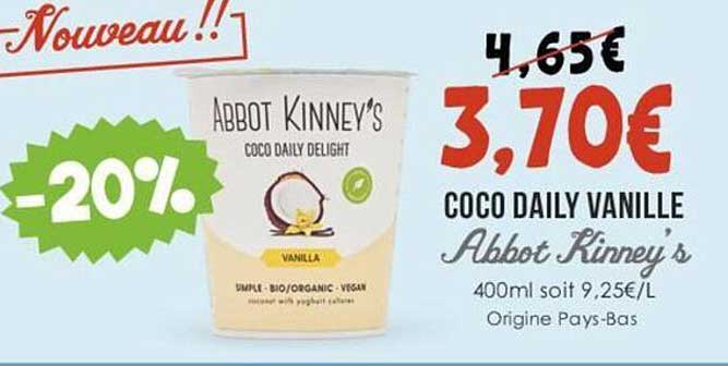 coco daily vanille abbot kinney's