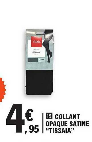 collant opaque satine "tissaia"