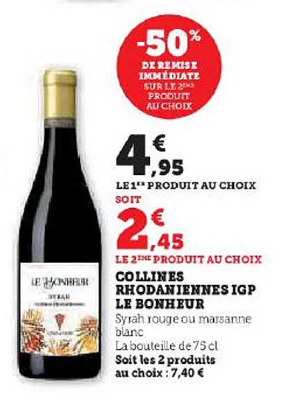 collines rhodaniennes igp le bonheur