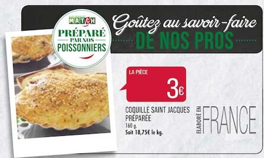 coquille saint jacques préparée