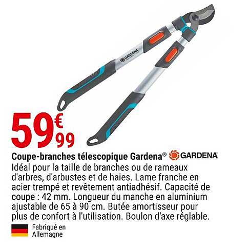 coupe-branches télescopique gardena