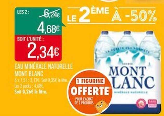Eau Minérale Naturelle Mont Blanc