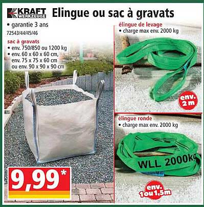 élingue ou sac à gravats kraft werkzeuge