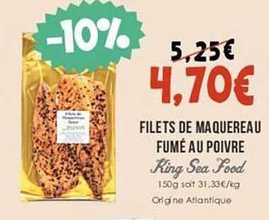 Filets De Maquereau Fumé Au Poivre King Sea Food