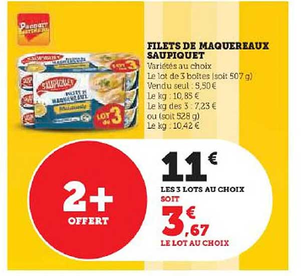 Filets De Maquereaux Saupiquet