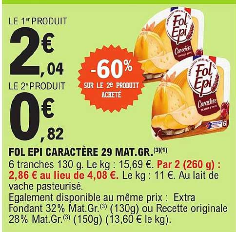 fol épi caractère 29 mat. gr.