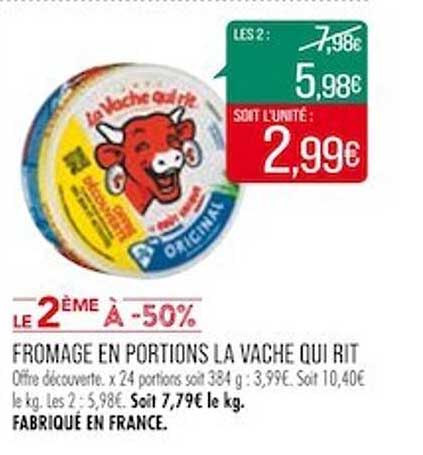 fromage en portions la vache qui rit