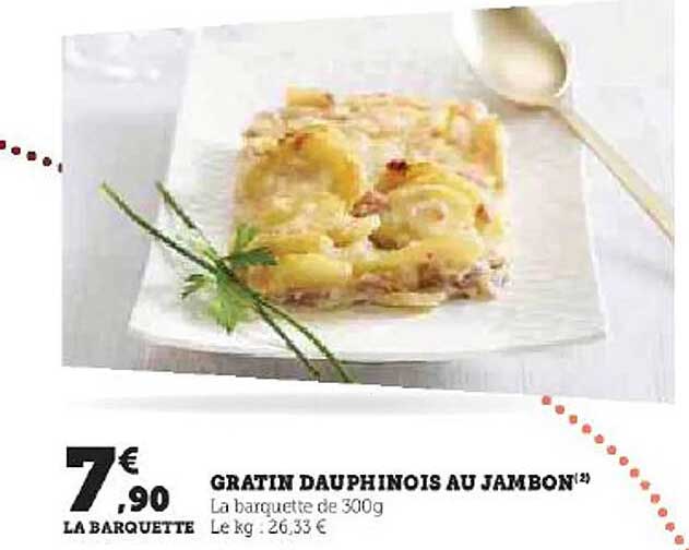 Gratin Dauphinois Au Jambon
