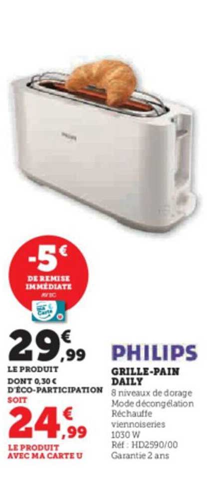 grille-pain daily philips