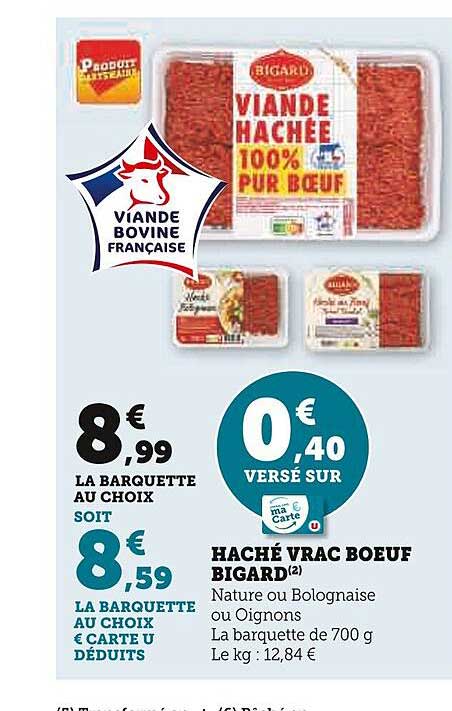 Haché Vrac Bœuf Bigard