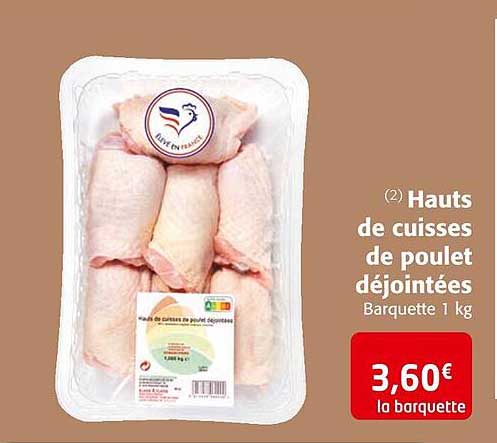 Hauts De Cuisses De Poulet Déjointées
