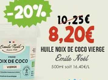 huile noix de coco vierge émile noël