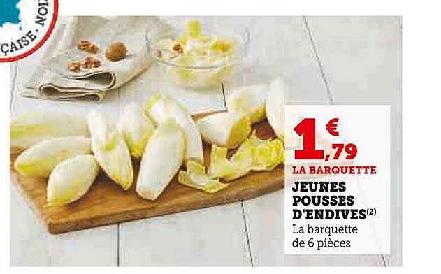 jeunes pousses d'endives
