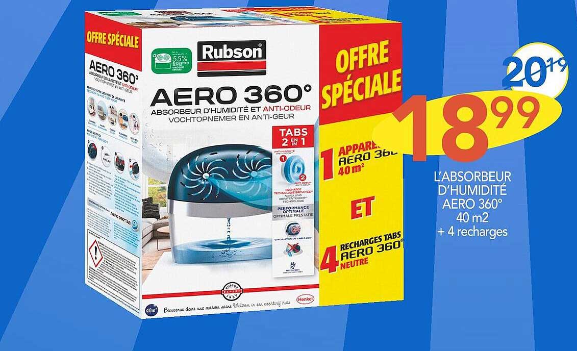 L'absorbeur D'humidité Aéro 360° Rubson