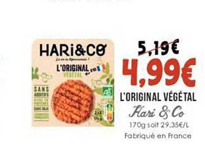L'original Végétal Hari & Co