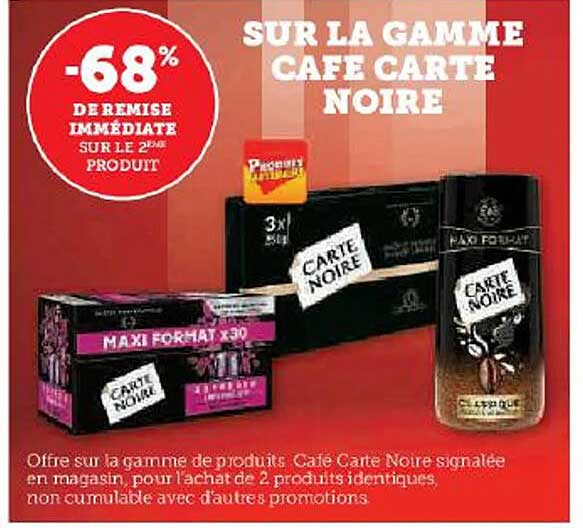 La Gamme Café Carte Noire