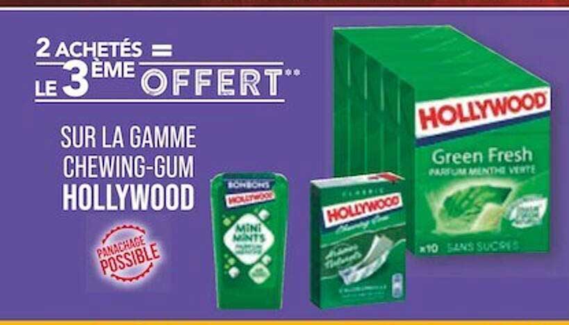 la gamme chewing-gum hollywood