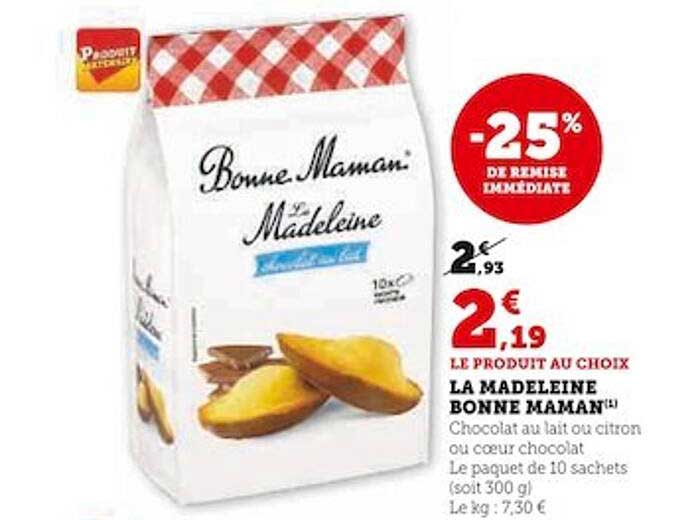la madeleine bonne maman