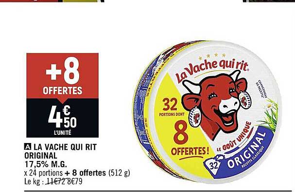 la vache qui rit original 17,5% m.g.