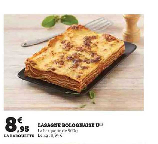 Lasagne Bolognaise U