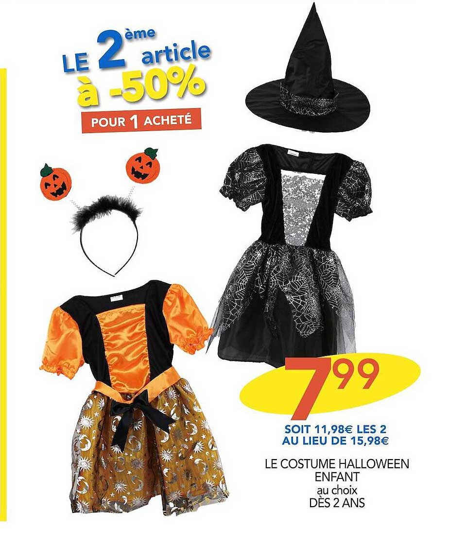 le costume halloween enfant