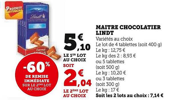 maître chocolatier lindt