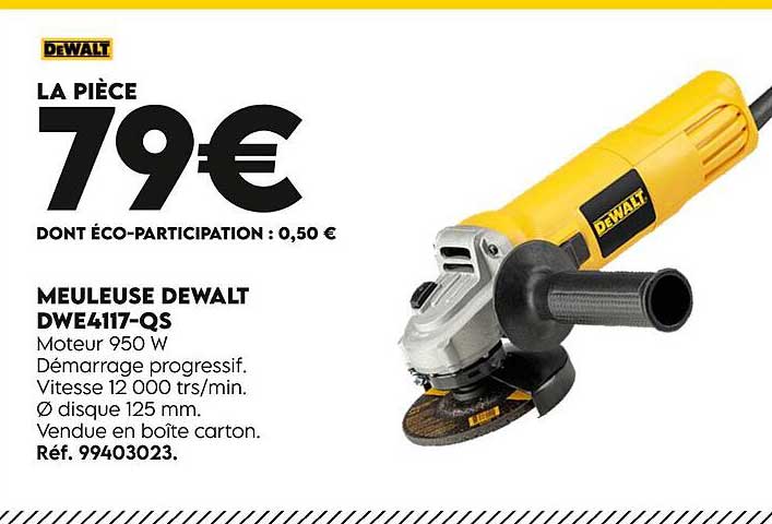 Meuleuse Dewalt