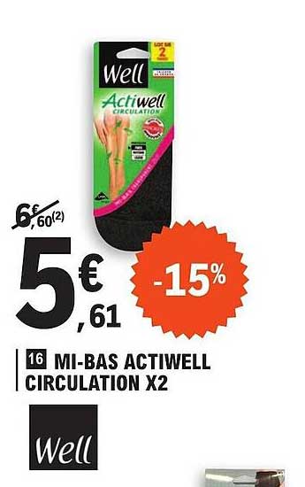 mi-bas actiwell circulation x 2 well