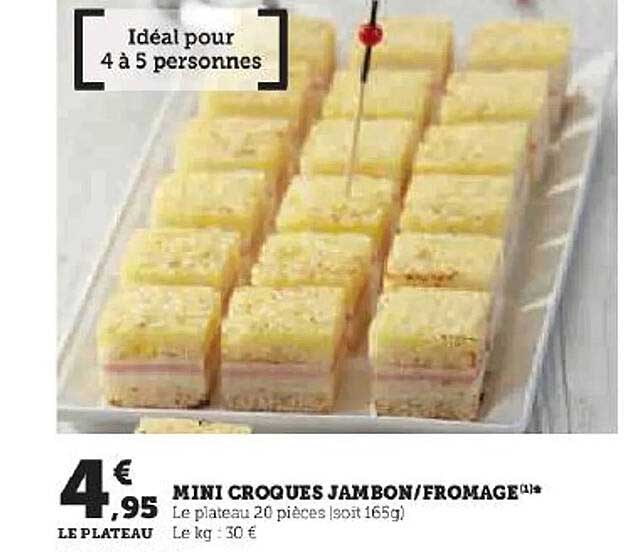 min croques jambon/fromage