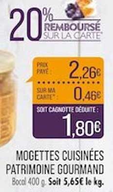mogettes cuisinées patrimoine gourmand
