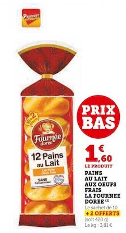 pains au lait aux œufs frais la fournée dorée