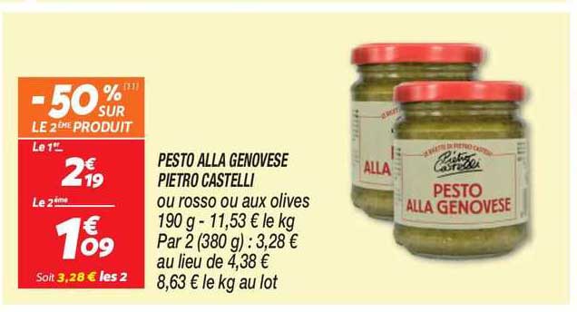 pesto alla genovese pietro castelli