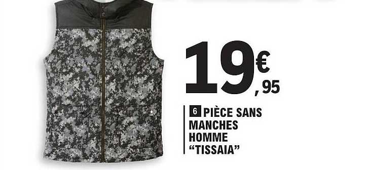 pièce sans manches homme "tissaia"