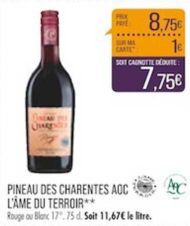 pineau des charentes aoc l'âme du terroir