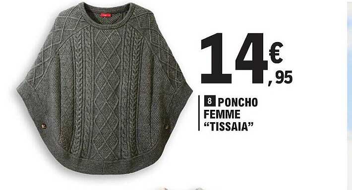 Poncho Femme "tissaia"
